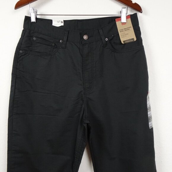 Levi's Mom Jeans Women's Size 31x30 Black Blended Fabric READ MEASUREMENTS - Picture 2 of 12